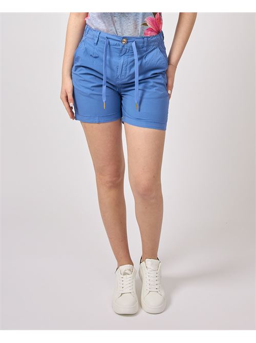 Shorts donna Yes Zee in cotone con coulisse YES ZEE | P219-WV000602
